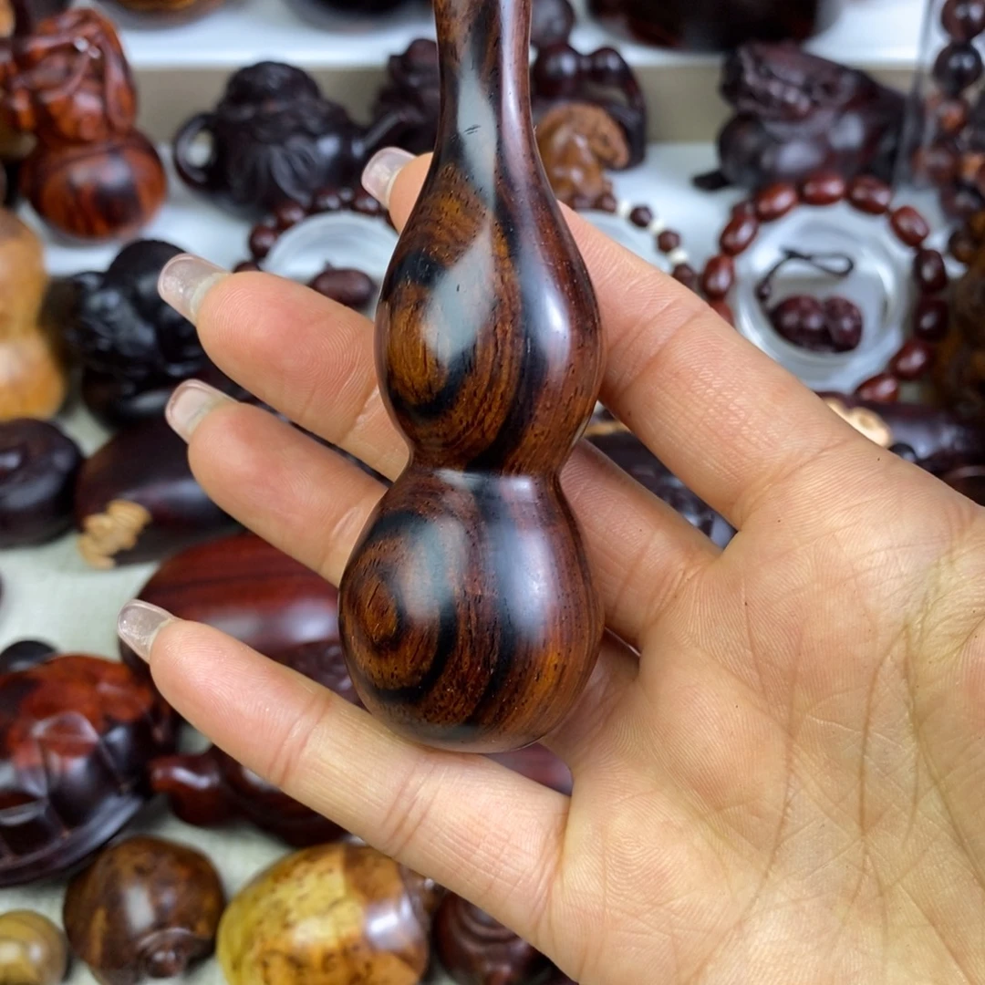 木微凹黄檀葫芦手把件