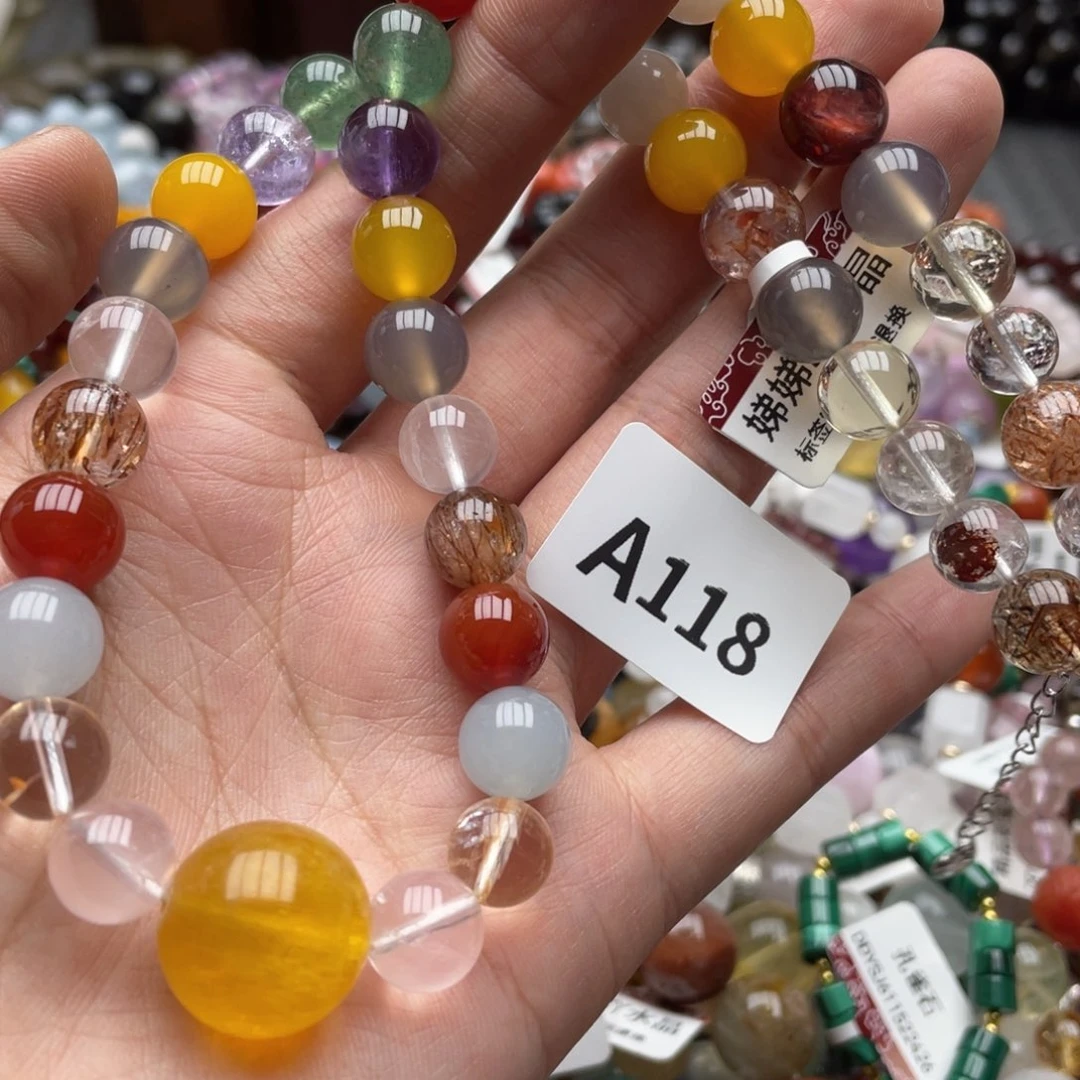 未镶嵌手链水晶多样性