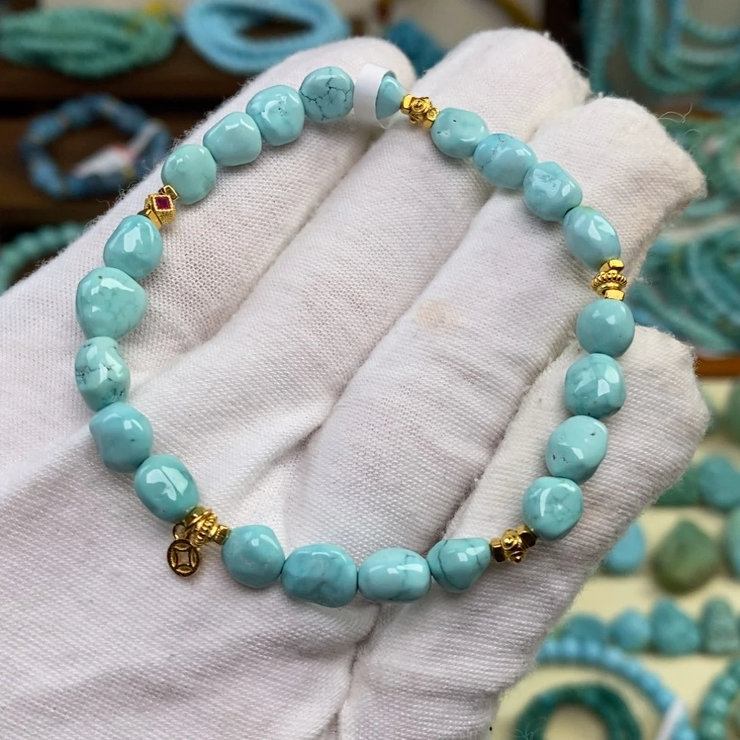 绿松石未镶嵌手串