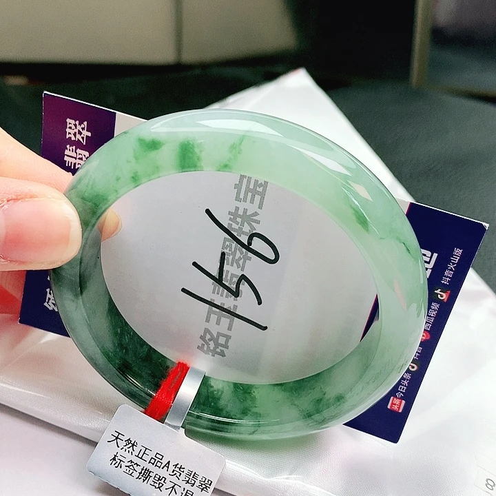 翡翠未镶嵌手镯缅甸天然a货翡翠手镯