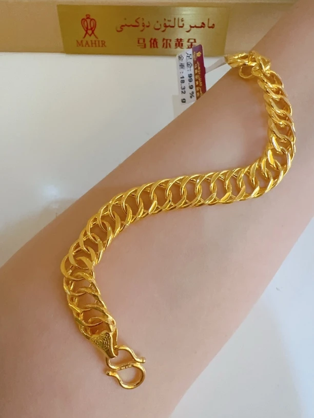 足金手链18.32克（830/克）19cm 长