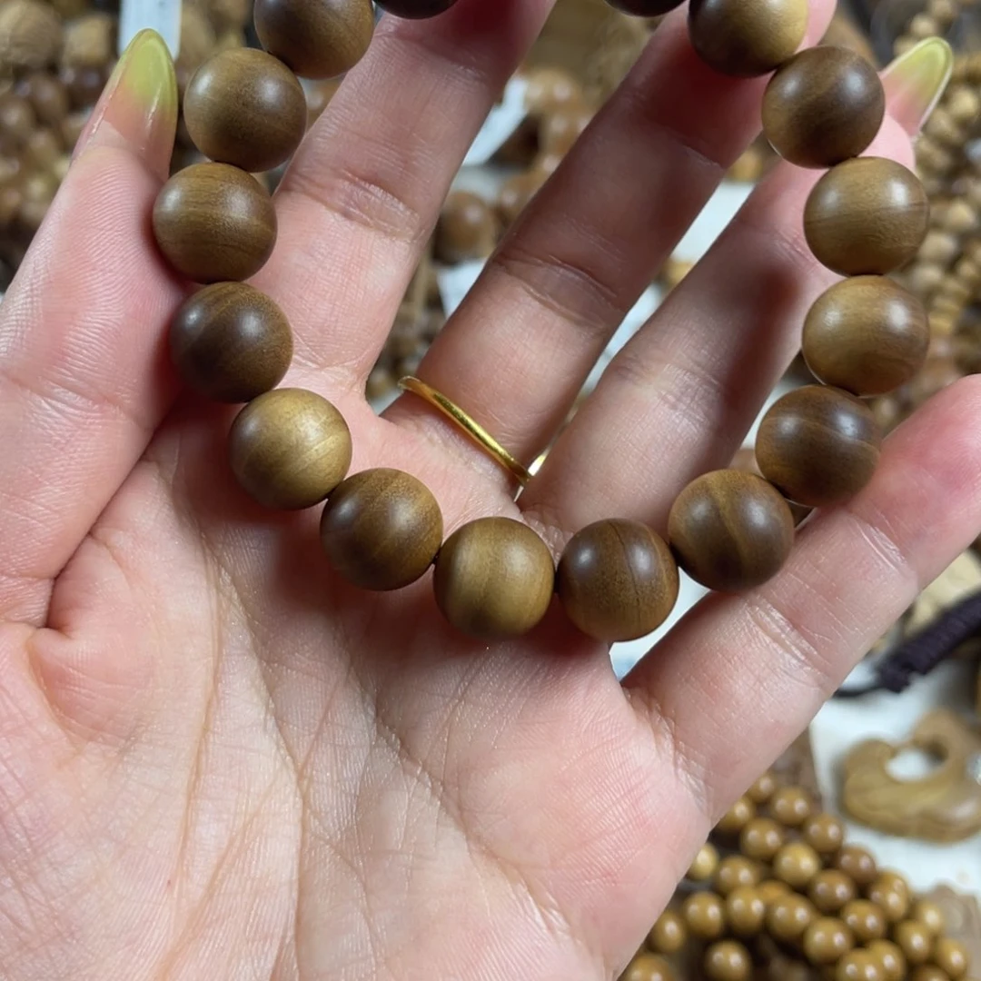 呵***呵檀香木手串/手链/老山檀香1.2横纹