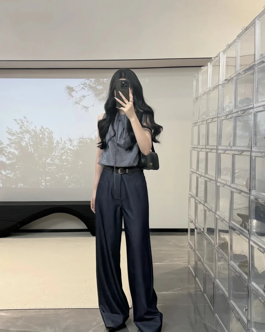 (WEIXI)小霞霞自留  新款收腰显瘦小衫时尚百搭洋气修身百搭单品