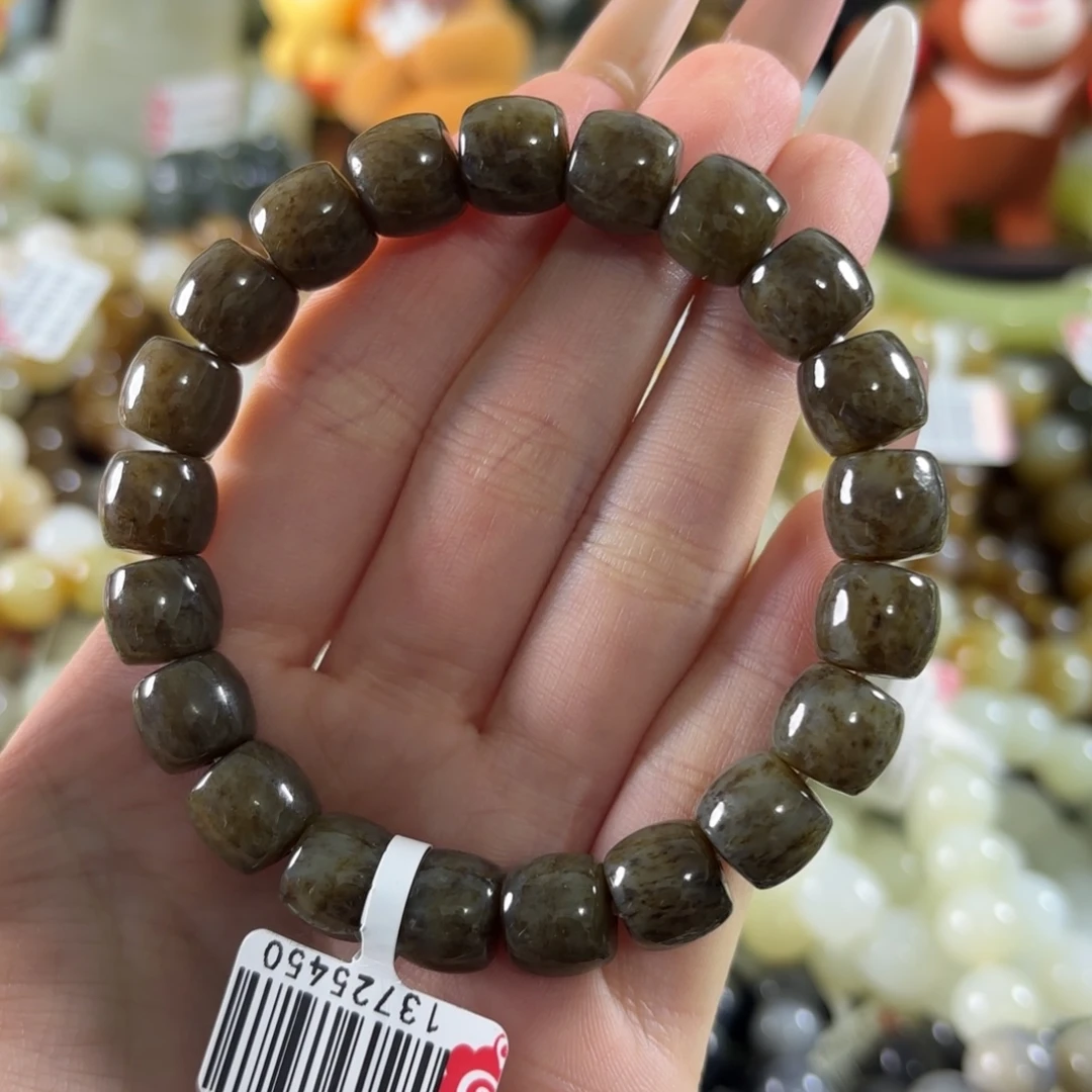 和田玉未镶嵌手链3