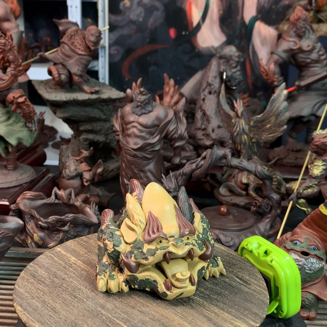 【闪购商品】紫砂全手工制作工艺制作工艺天**镜