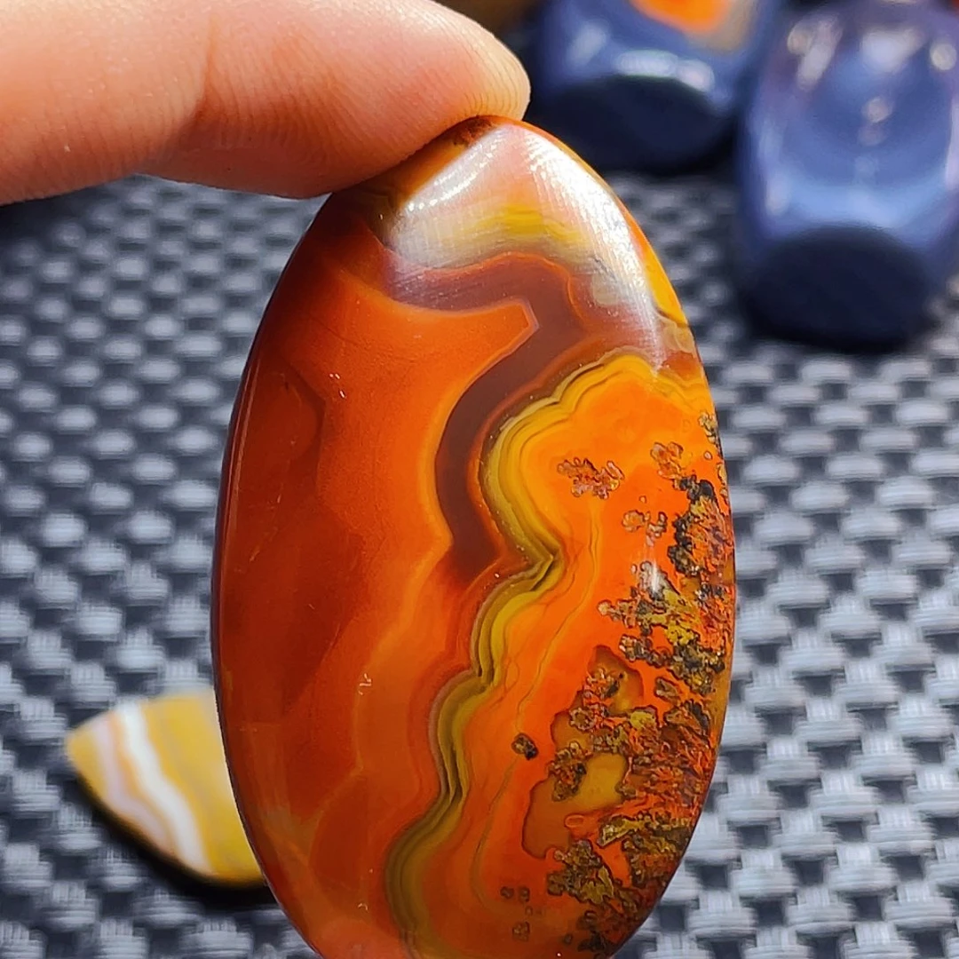 玛瑙/玉髓玛瑙未镶嵌简**.