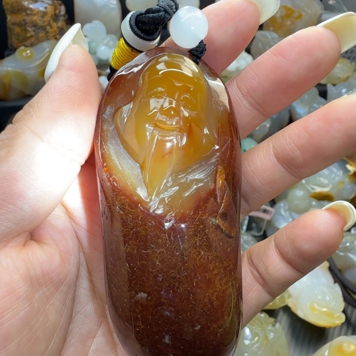 玛瑙/玉髓合金把件