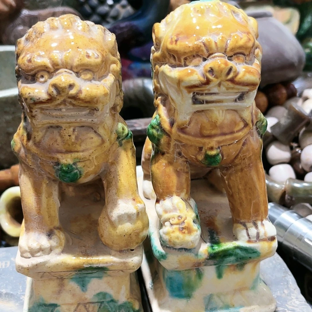 瓦当摆件摆件茶的茶包和
