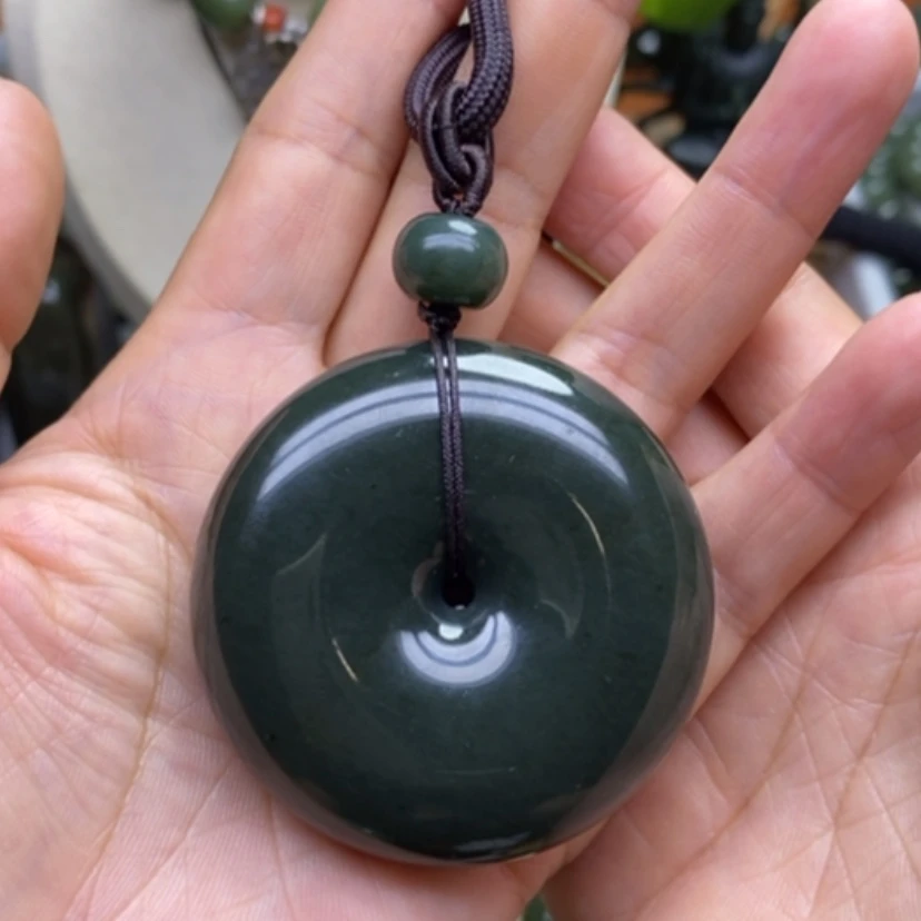 【闪购商品】颈饰未镶嵌和田玉轻**月