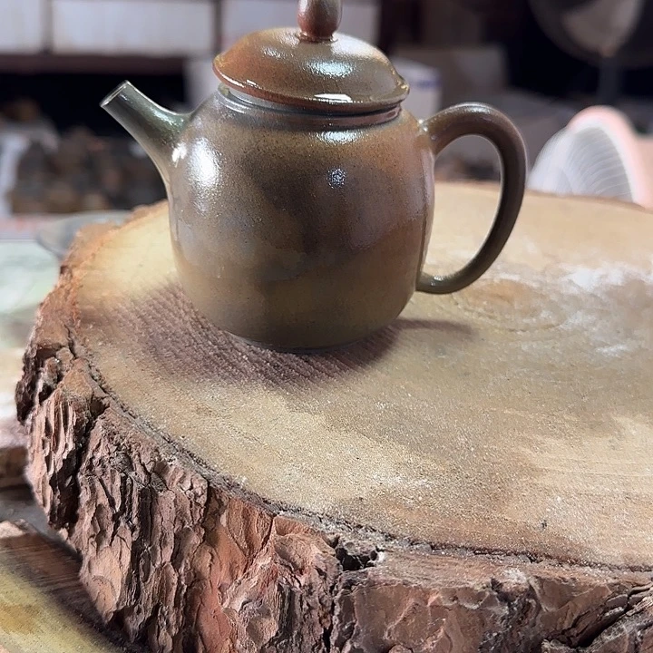 黄***王茶壶紫砂坭兴陶龙窑柴烧大寺