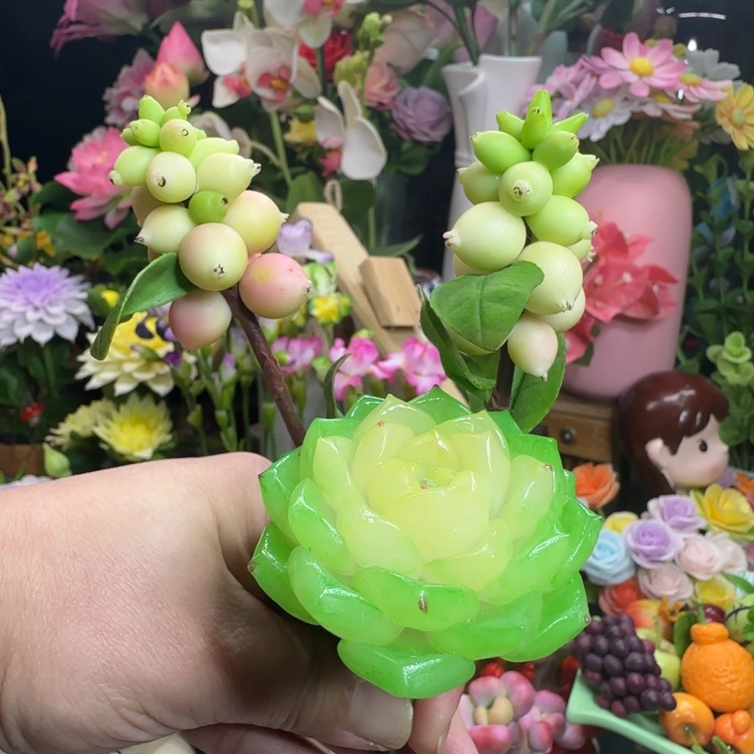 手工制作多肉雪果