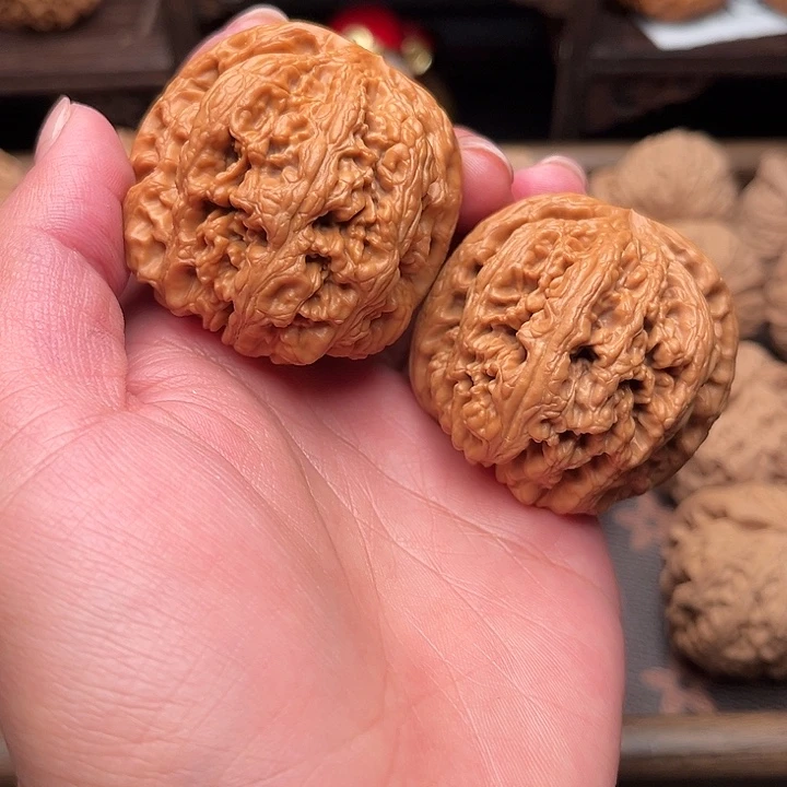 文玩核桃把件45粗筋4010