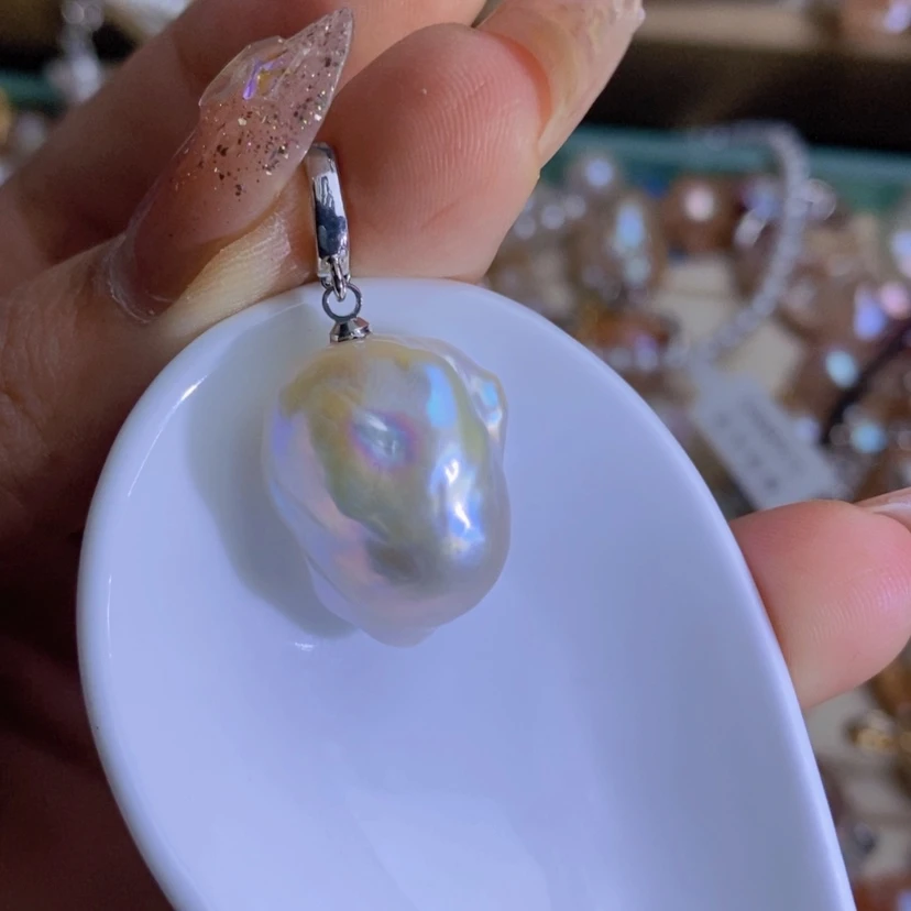 【闪购商品】淡水珍珠天然淡水珍珠银S925镶嵌