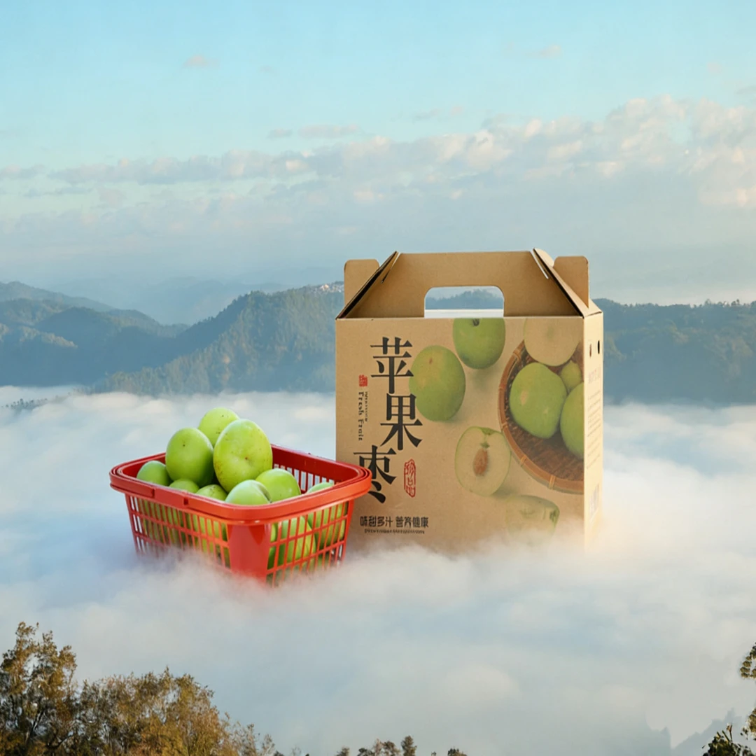 西双版纳特产水果苹果枣，脆甜多汁，现货现发！