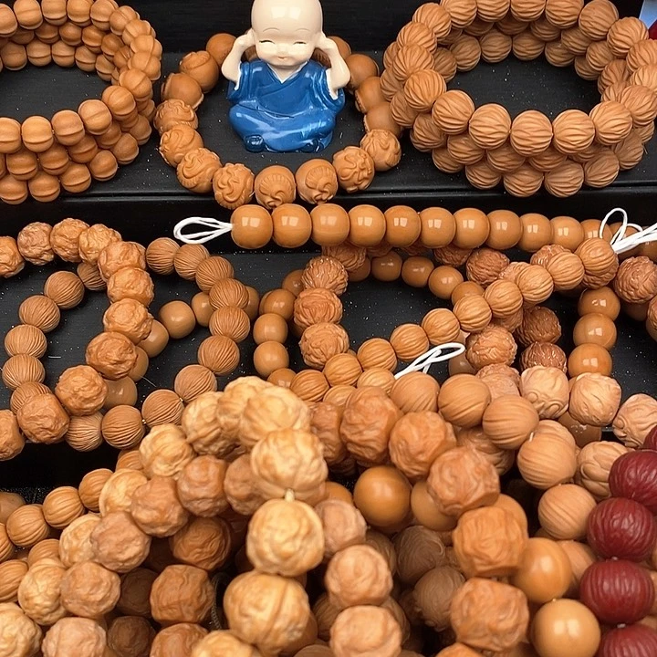 文玩核桃手串漏眼猴头手串