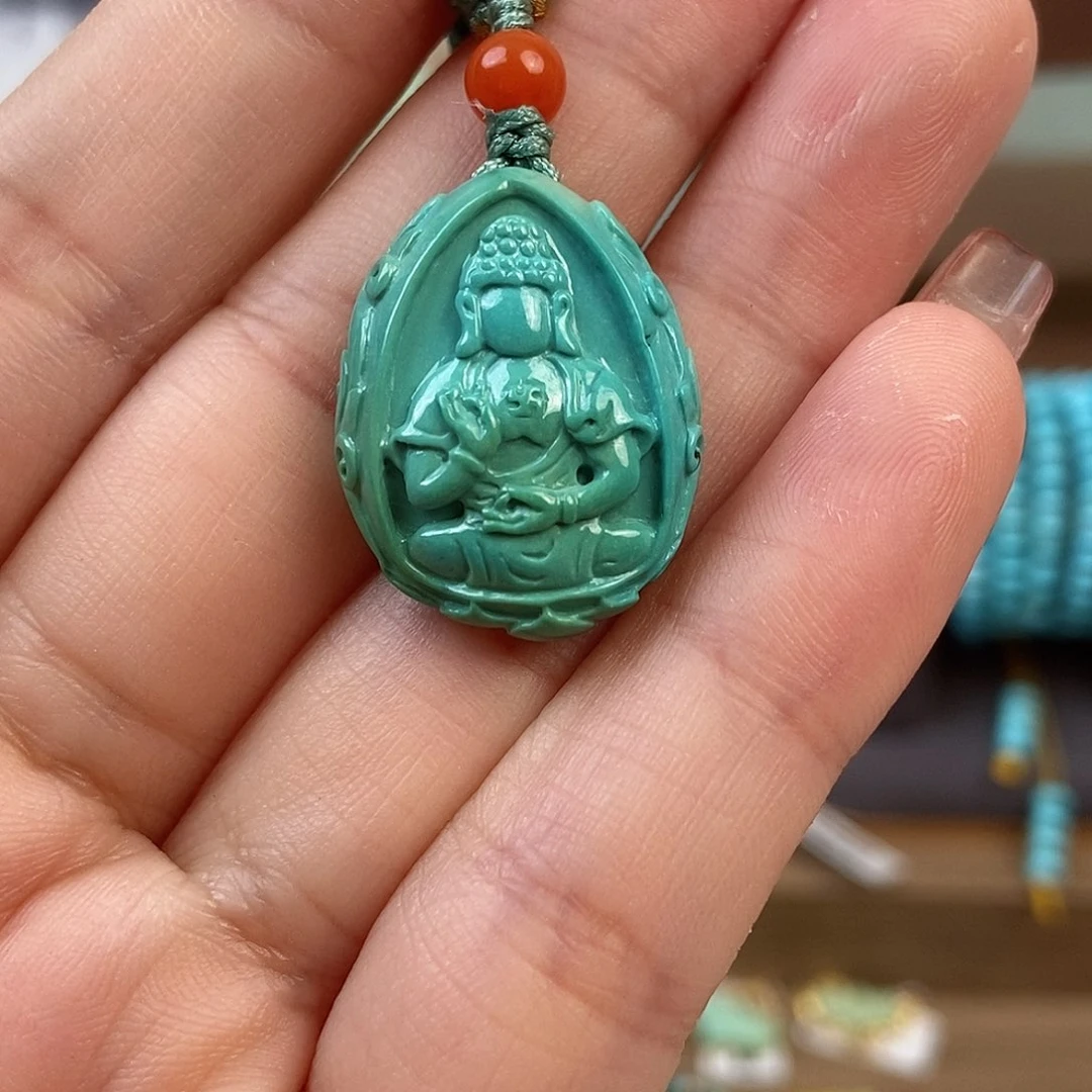 绿松石雕刻未镶嵌