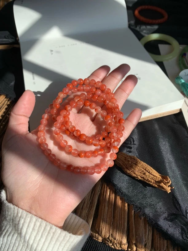 高冰飘花南红108