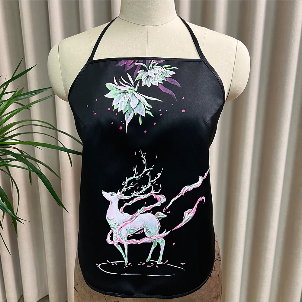 【七号链接】手绘香云纱专场 纯手工绘画 中式古典肚兜 均码80-140