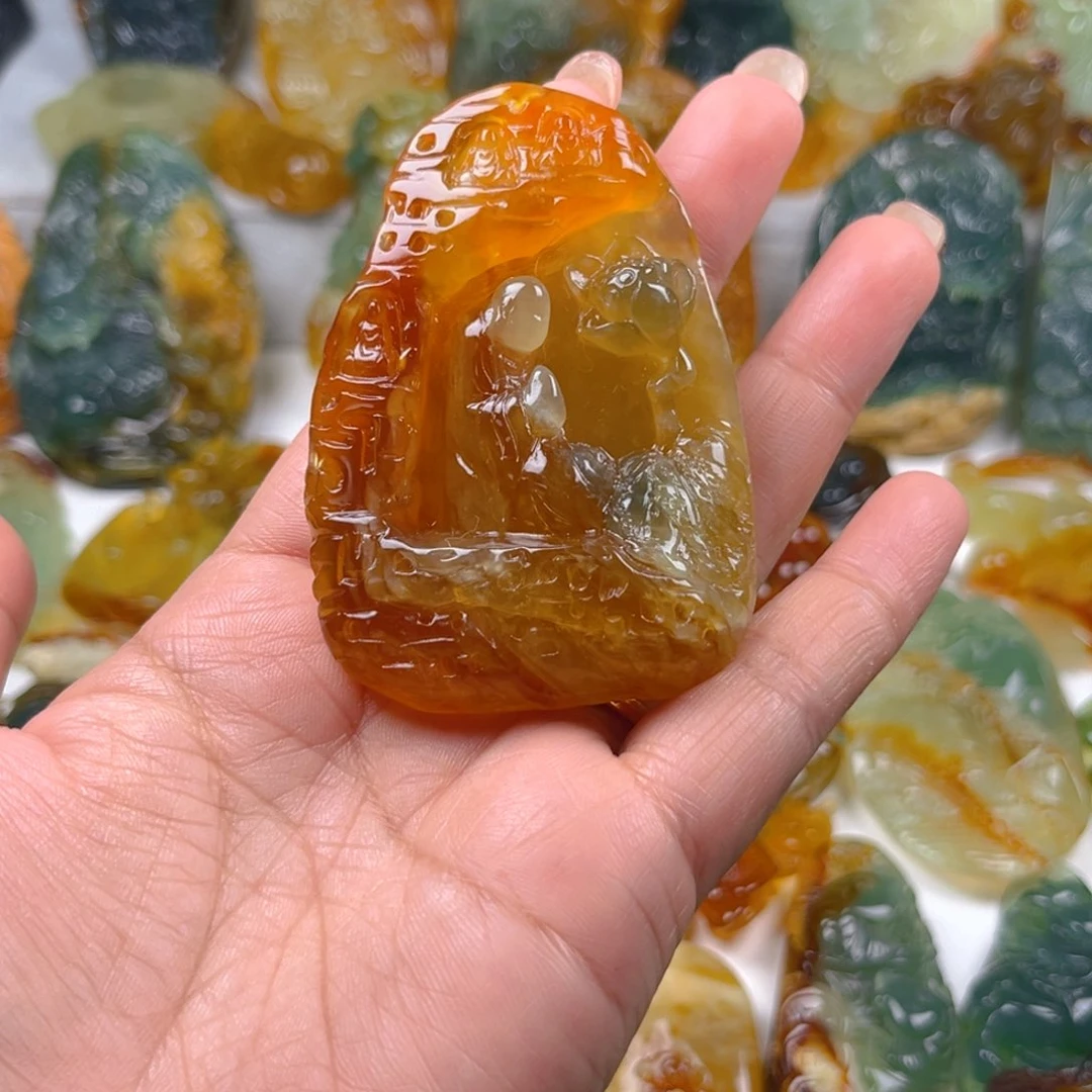 蛇纹石玉未镶嵌颈饰热**活