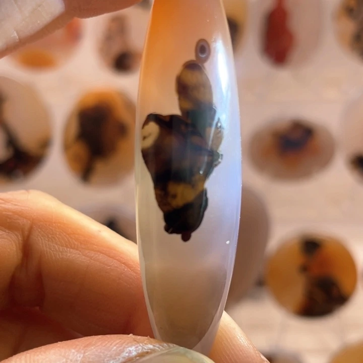 玛瑙/玉髓吊坠(不含链)未镶嵌