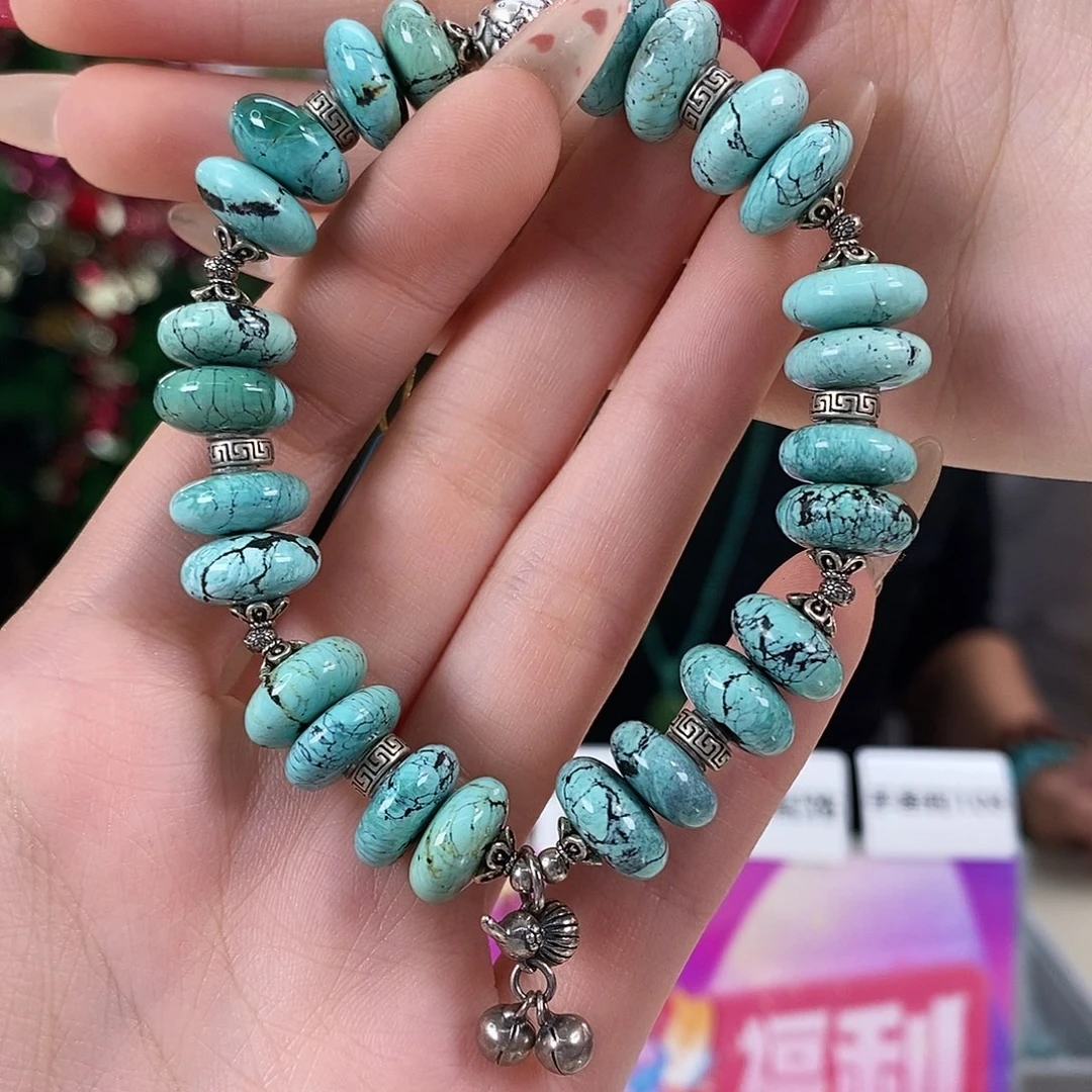 绿松石银S925镶嵌珠宝奇石