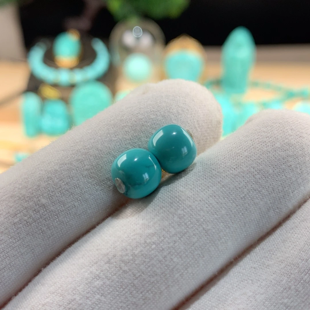 绿松石未镶嵌配珠卡8.8