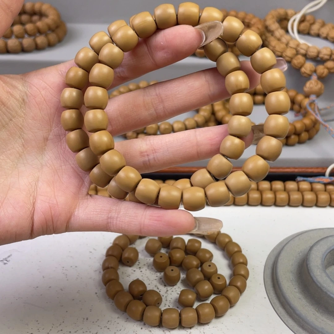 猴头核桃手串小***家直切9.5