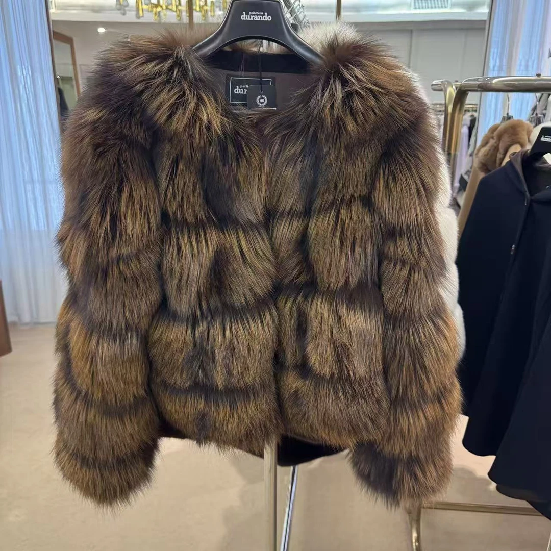 未使用 MaxMara Durando 狐狸毛短款皮草