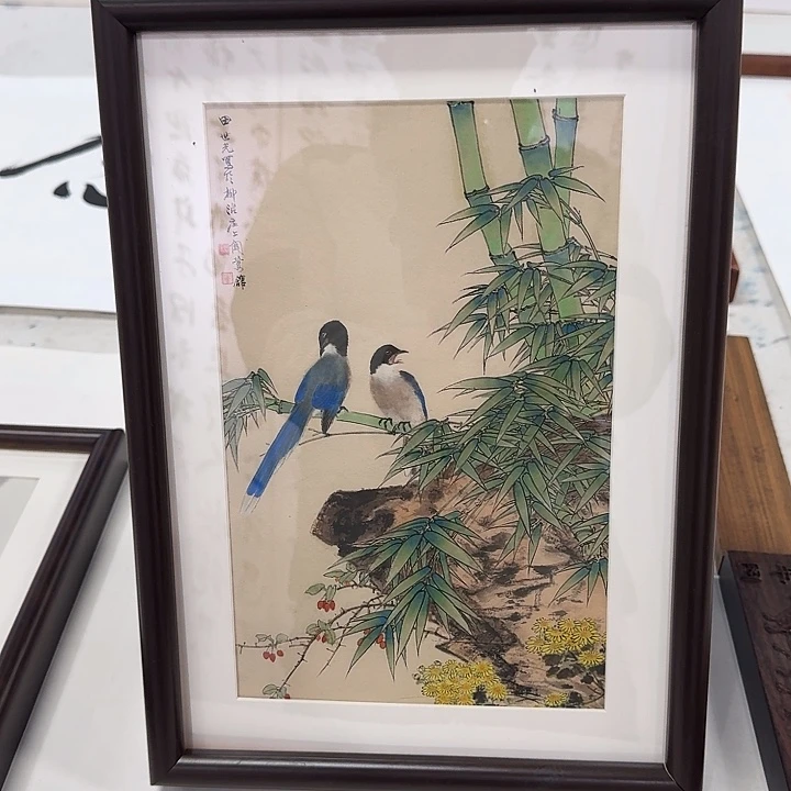 书法绘画作品多次参加