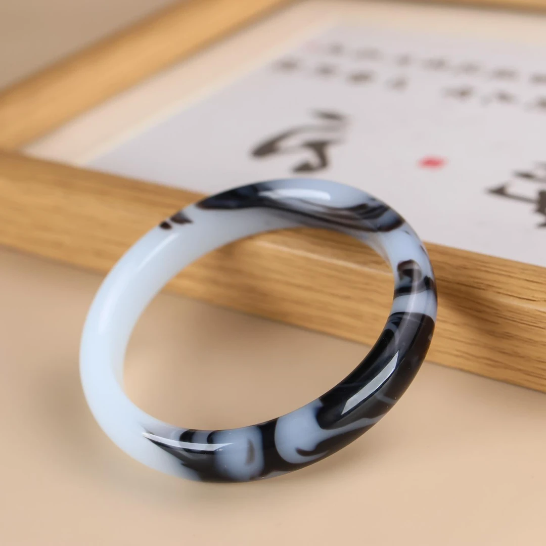 精品青花水墨画正圈款