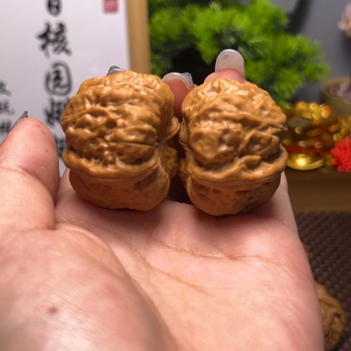 文玩核桃把件38尺蛤蟆35