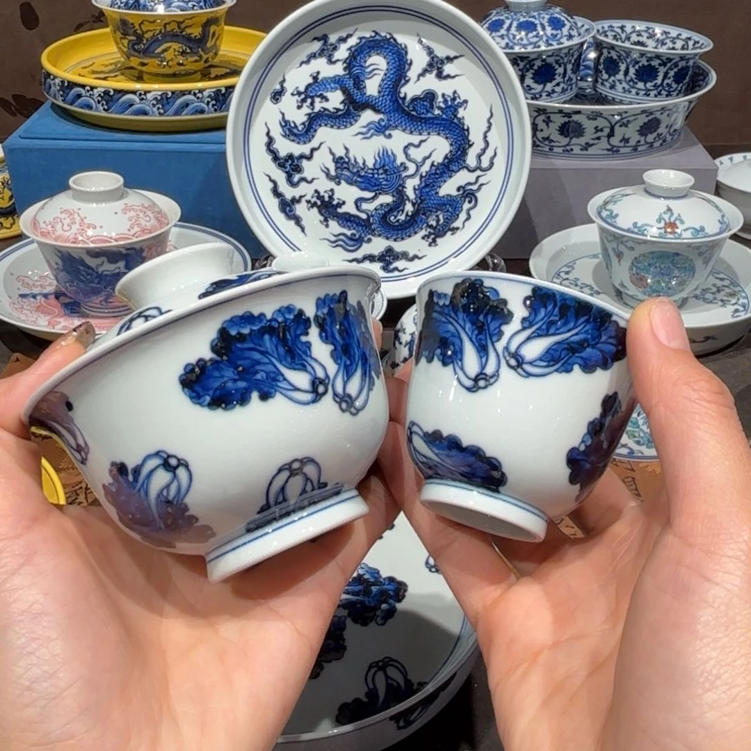 瓷片展****光手工手绘陶瓷茶具