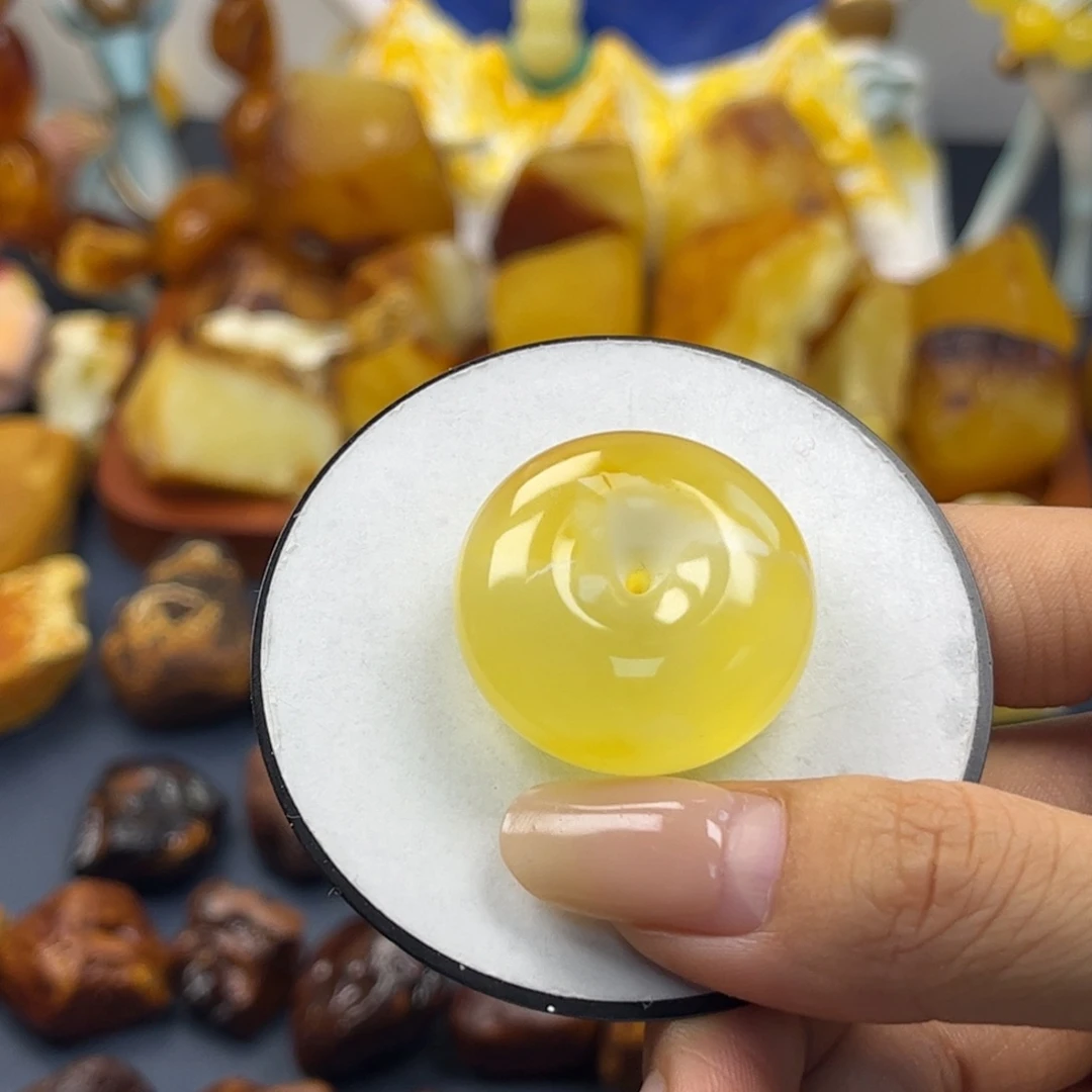 定制琥珀未镶嵌蜜蜡定制