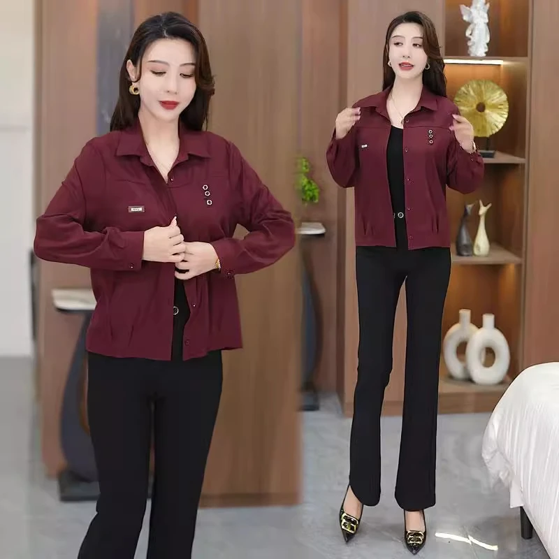 衬衫外套女2025秋季新款时髦洋气小个子短款气质减龄百搭长袖上衣