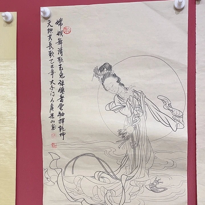 国画侯老师手绘作品