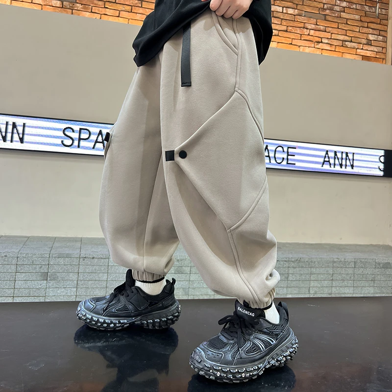 男童裤子春秋款2025新款儿童休闲裤秋季中大童秋装洋气潮炸街长裤