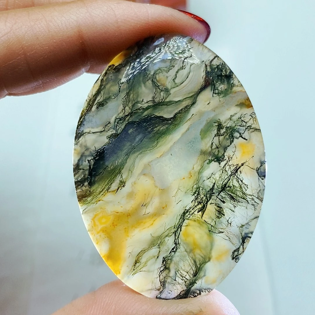 玛瑙/玉髓颈饰未镶嵌淡***光