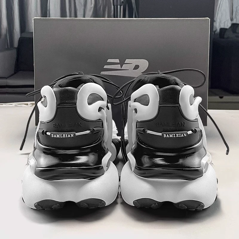 太空鞋宇宙飞船鞋2025秋冬款男女鞋减震休闲运动厚底增高老爹鞋女