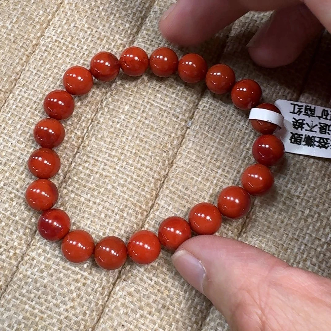 未镶嵌手链南红玛瑙手串原矿南红瓦西高品质双色8加