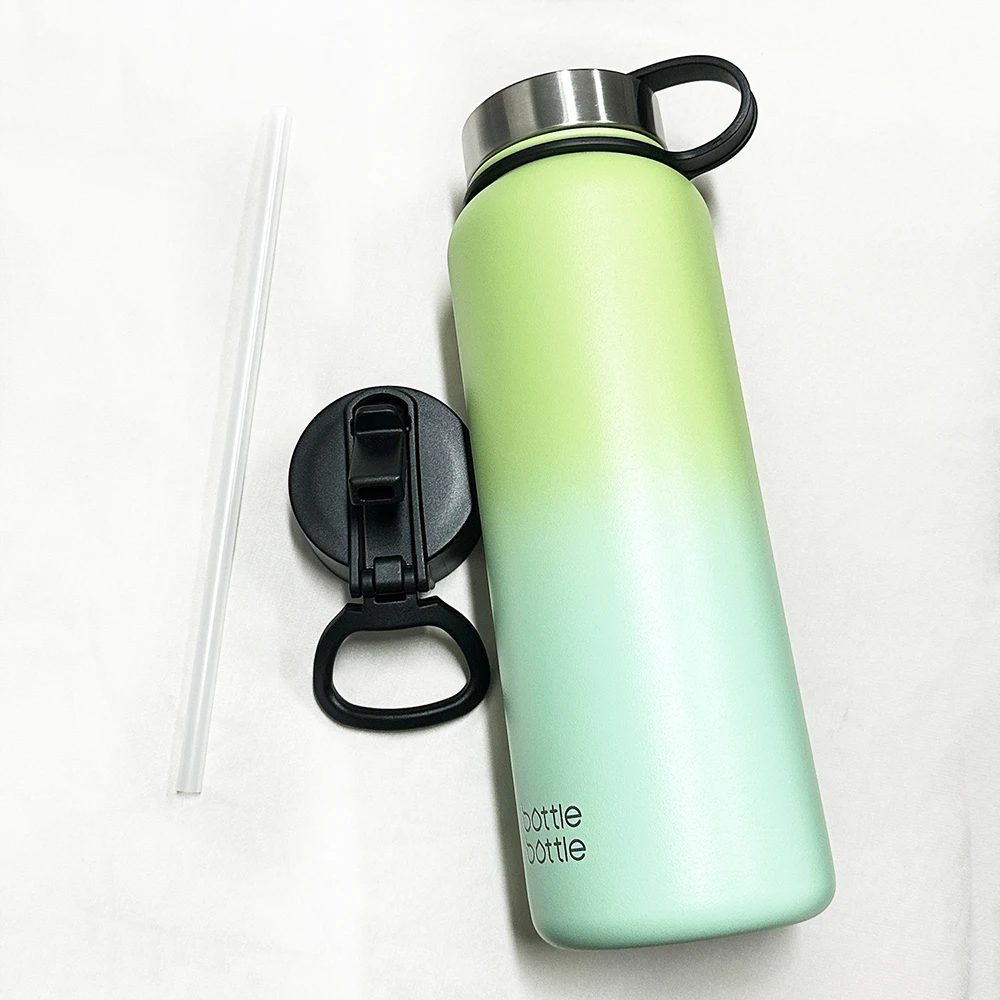 ！渐变大容量双盖运动保温杯G657