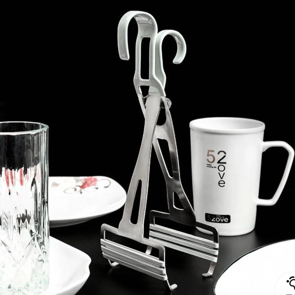 【1062人收藏】304厨用取碗夹取盘夹防烫夹硅胶防滑碗碟夹多用途隔