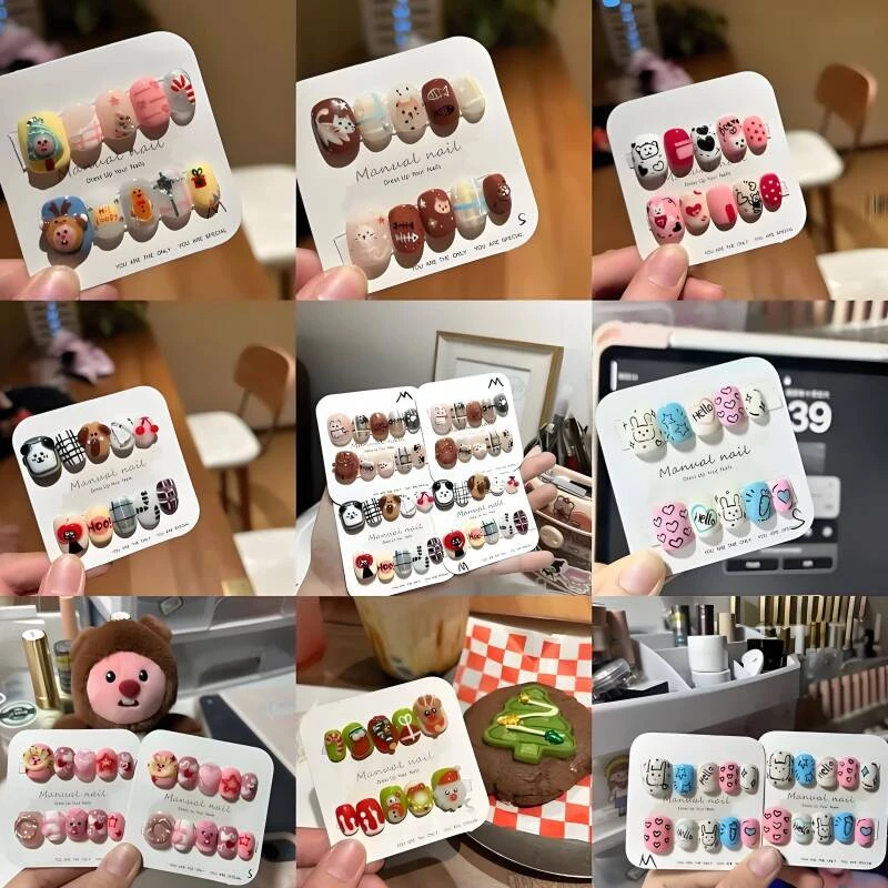 21编码穿戴甲链接默认微瑕，N.O退h换，看编码和尺码直接拍美甲