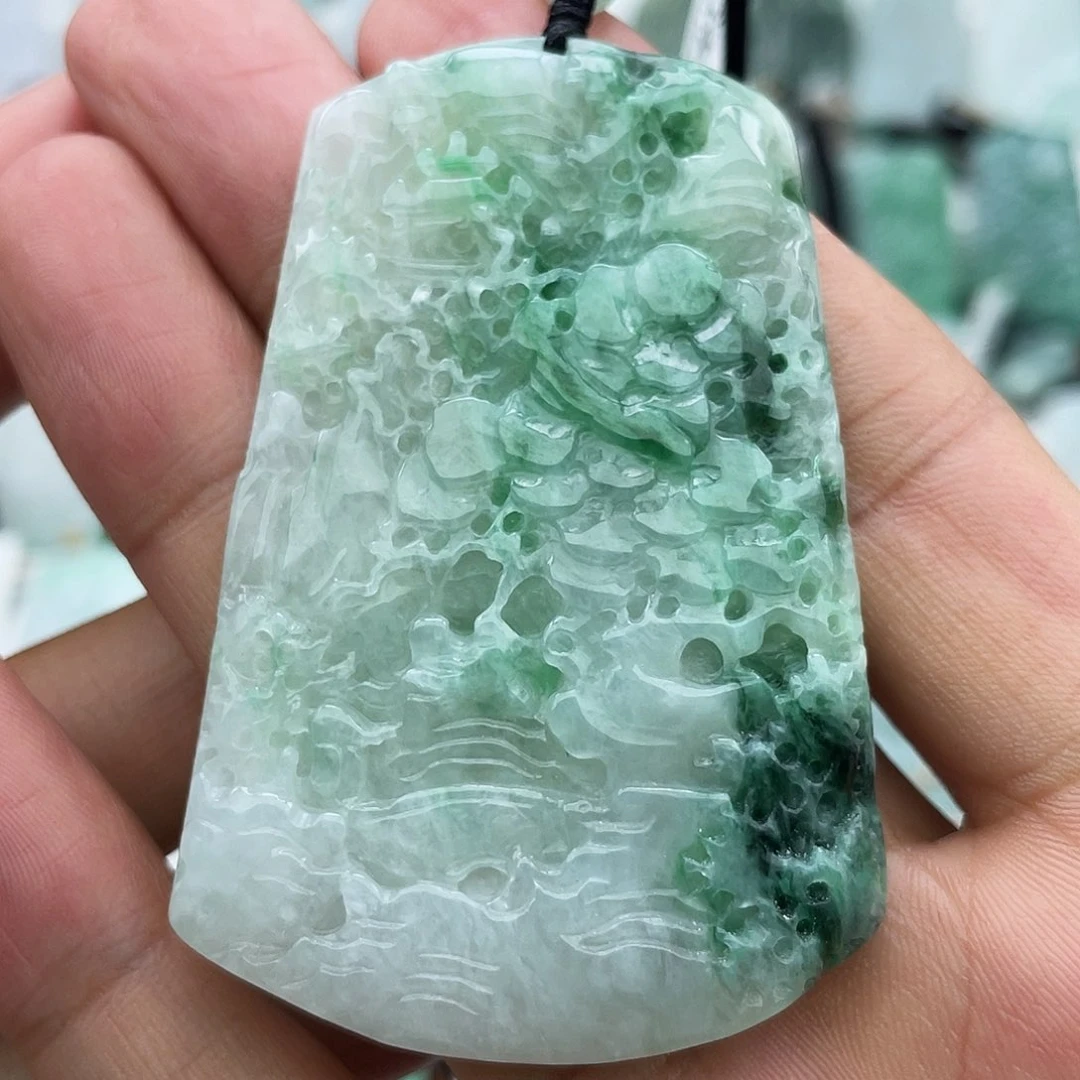 颈饰未镶嵌翡翠翡翠