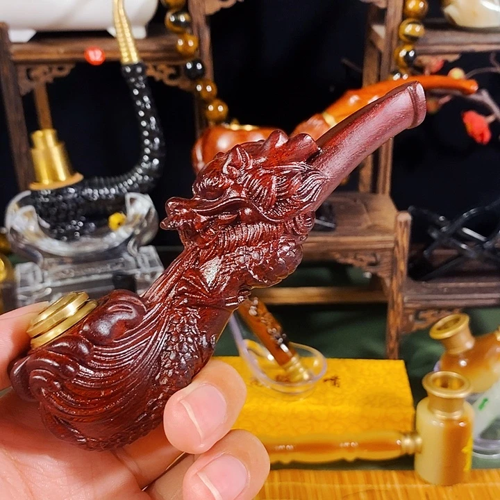 高端定制金丝楠烟嘴