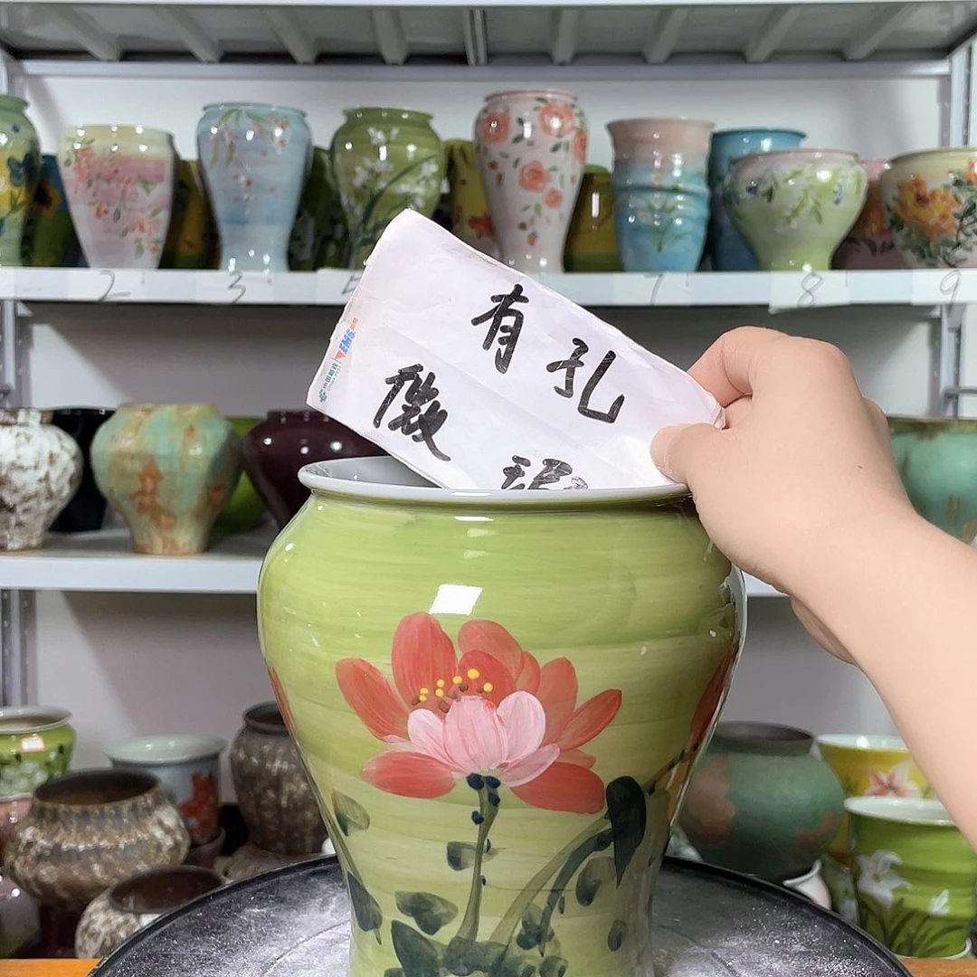 景德镇陶瓷花盆花器暇256