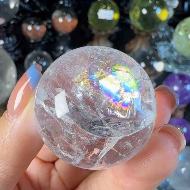 水晶天然水晶球Q14未镶嵌天然