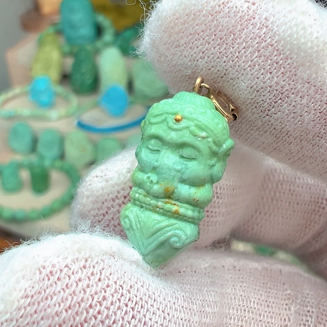 绿松石未镶嵌主播万珍