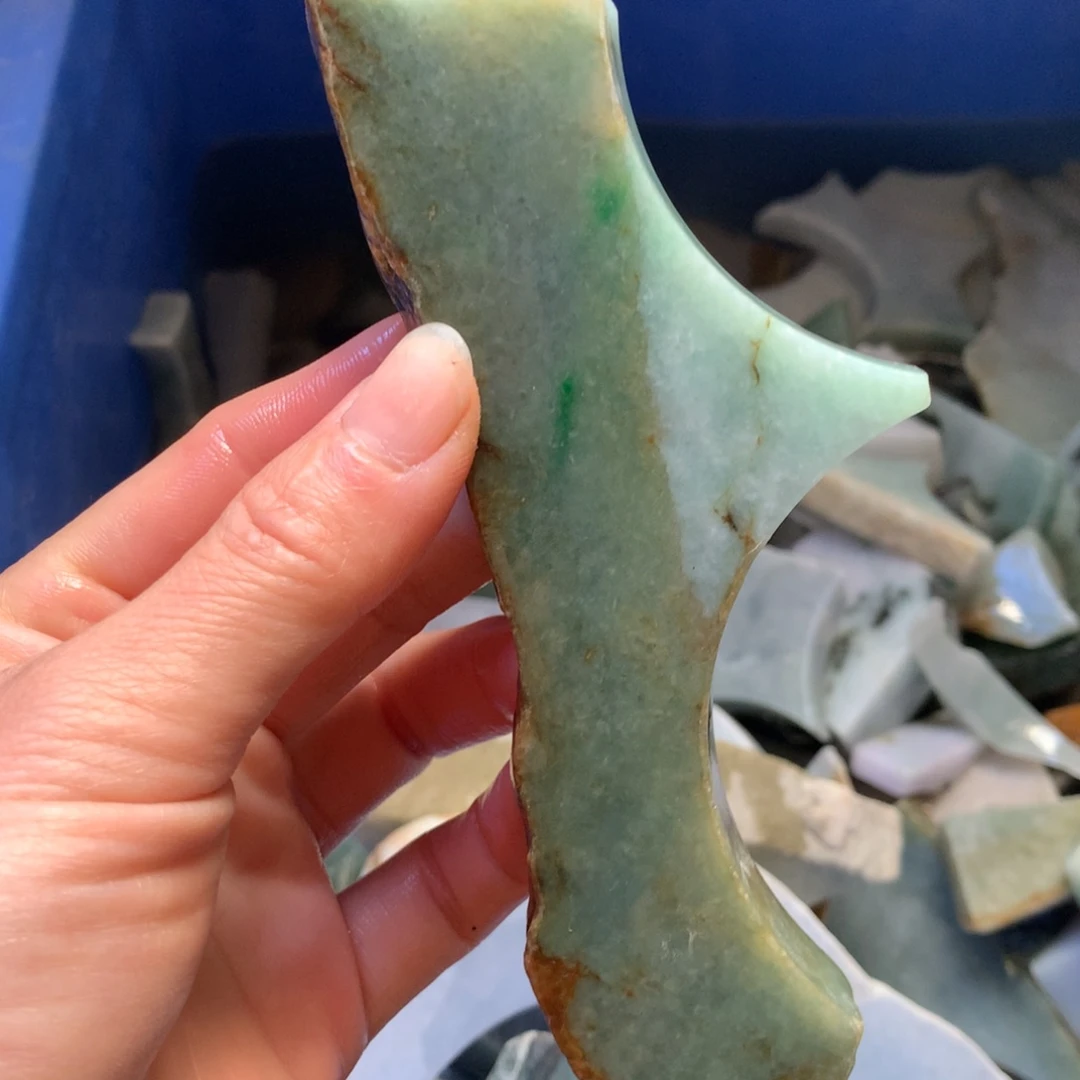 翡翠裸石翡翠边角料