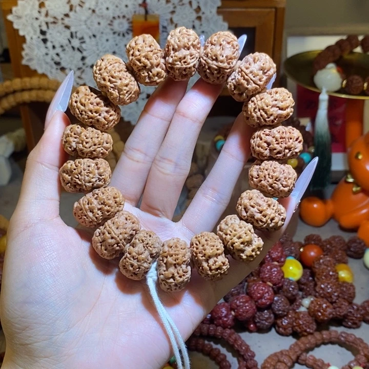 浮***彡手串金刚菩提245原籽夹板高货一物