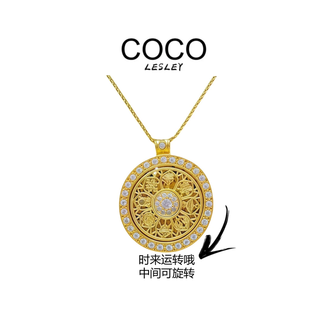 铜合金珐琅吊坠 【COCO LESLEY】新中式时来运转珐琅吊坠S36
